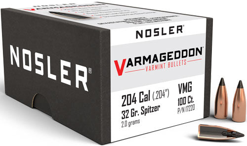 NOSLER BULLETS 20 CAL .204