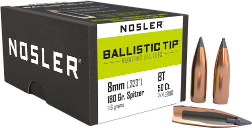 NOSLER BULLETS 8MM .323