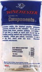 WINCHESTER UNPRIMED CASES 243