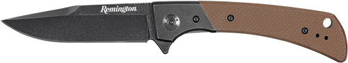 Remington Cutlery Edc Drop Pt - 4" Folder G10 Tan/black<