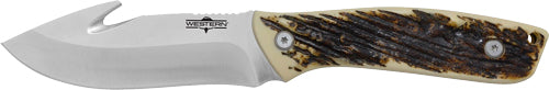 Camillus Western Crosstrail - Gut Hook 4.25" Ss Blade Antler