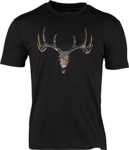 Browning Ss Perf Camp Shirt - Whitetail Logo Black Large<