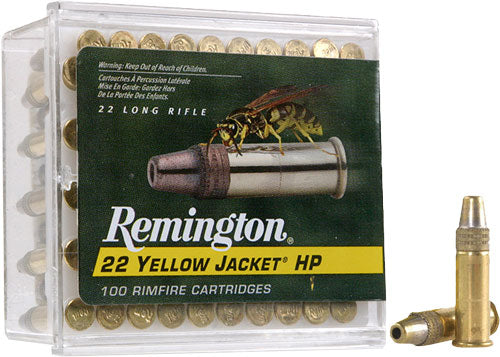 Remington Yellow Jacket 22lr - 33gr Tc Lead-hp 100rd 50bx/cs