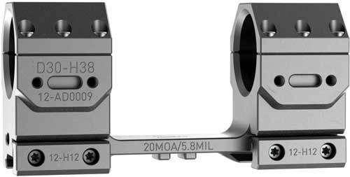 Audere Scope Mount Adversus - 30mm 20moa High Black