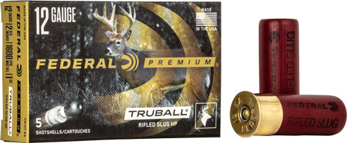 Federal Premium 12ga 2.75" - 1oz Truball Slug 5rd 50bx/cs