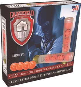 Lightfield 410 2.5" Rubber - Buck 4 Pellet 5rd 10bx/cs