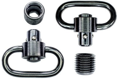 Grovtec Hd Push Button Swivel - Set Black 1 1/4" 2 Pack