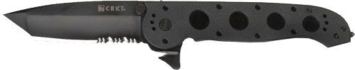 Crkt M16-14zlek 3.75" Half - Serrated Black Tanto Blade