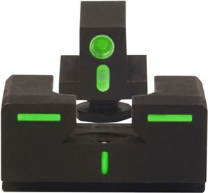Meprolight R4e Tritium Duty - Sight Set Grn/grn For Glock!