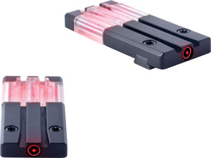 Meprolight Fiber Tritium Red - Circle Dot Rear Sgt For Glock!